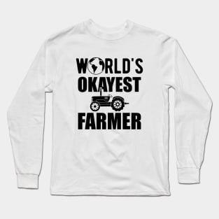 Farmer - World's okayest farmer Long Sleeve T-Shirt